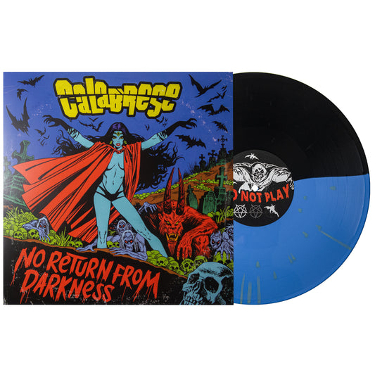CALABRESE - No Return From Darkness, 12" Vinyl (Black & Blue Tour Split, Limited Edition)