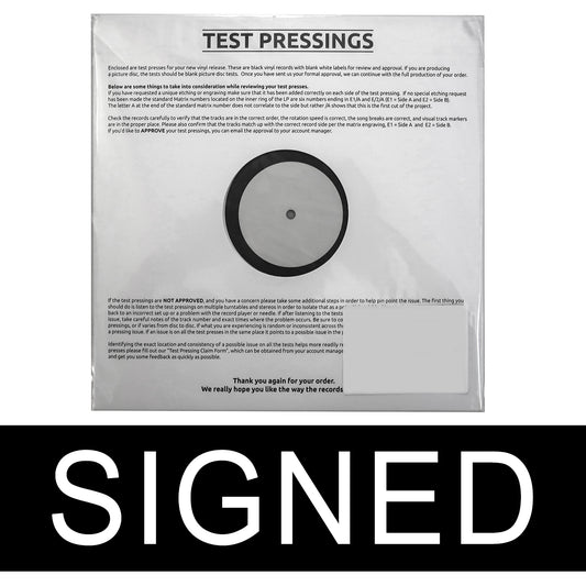 SIGNED - CALABRESE - No Return From Darkness, 12" Vinyl (Test Pressing)