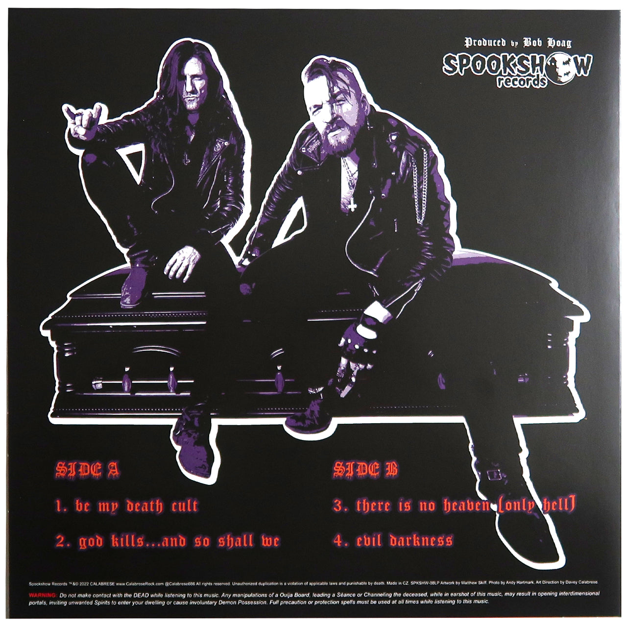 CALABRESE - Death Cult, Vinyl *(orange splatter - BAT CUT)
