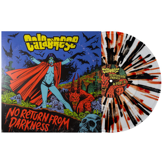 CALABRESE - No Return From Darkness, 12" Vinyl (Transparent Halloween Splatter, Limited Edition)