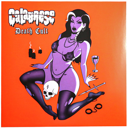 SIGNED - CALABRESE - Death Cult, Vinyl *(orange splatter - BAT CUT)